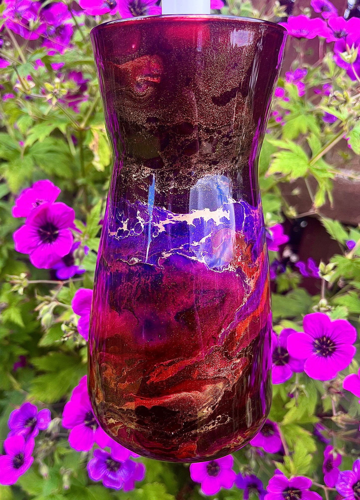 *MADE TO ORDER* Custom standard ink drop vase