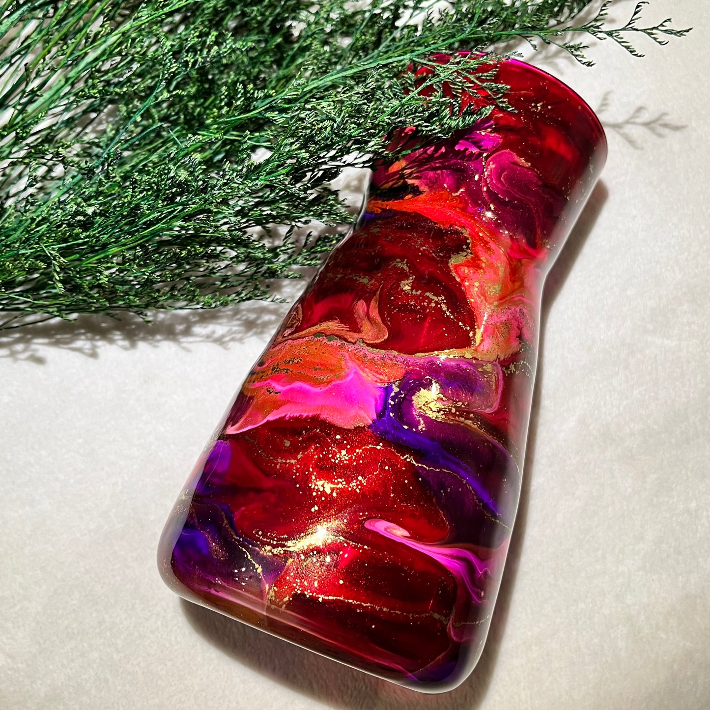 *MADE TO ORDER* Custom standard ink drop vase