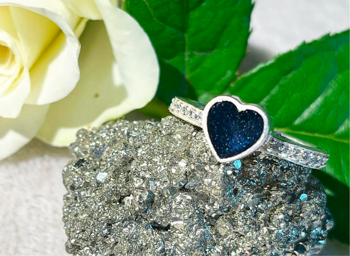 *MADE TO ORDER* Sterling silver heart ring