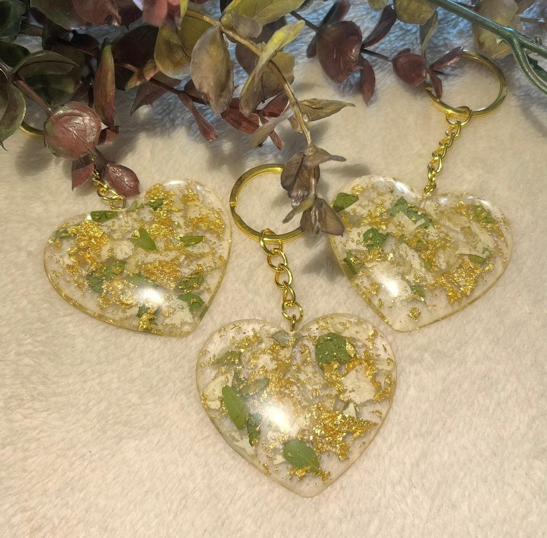 *MADE TO ORDER* Memorial encapsulation keyring