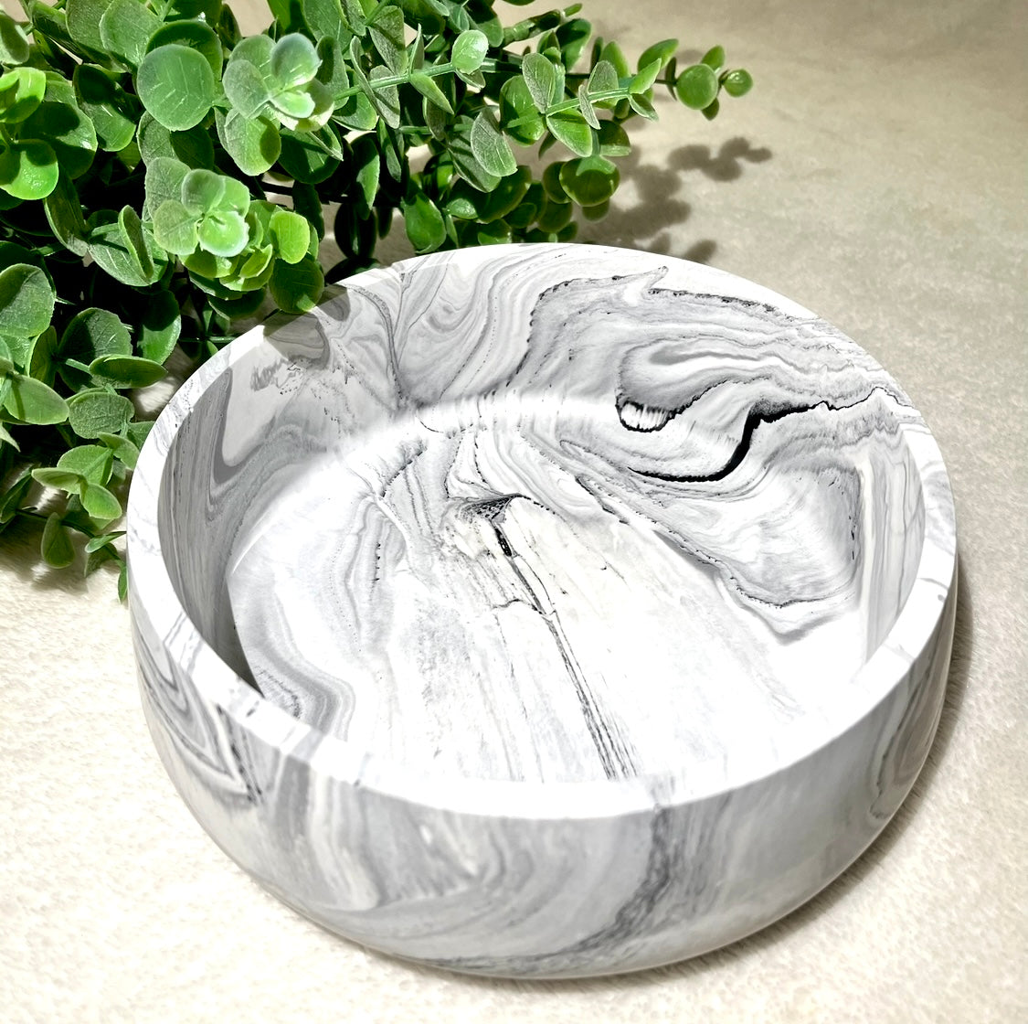 *MADE TO ORDER* Jesmonite stone effect display bowl