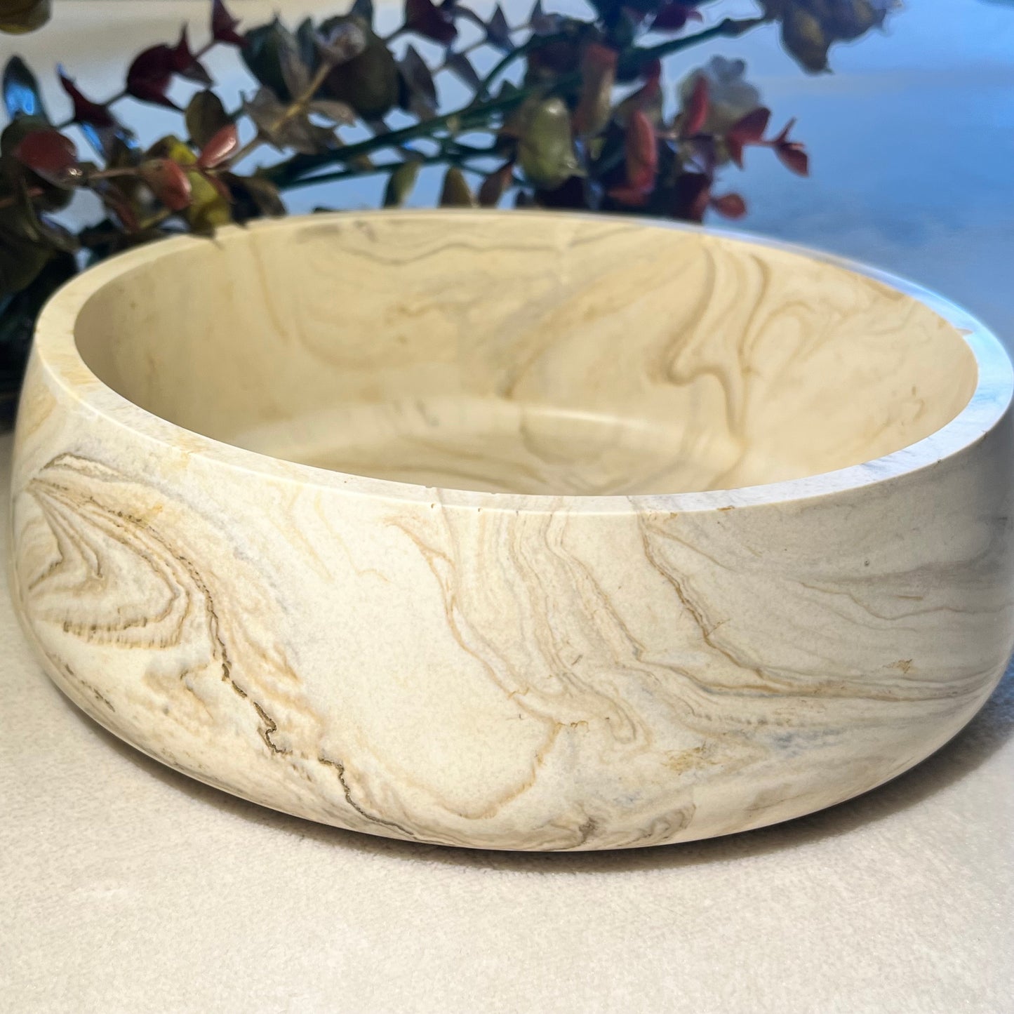 *MADE TO ORDER* Jesmonite stone effect display bowl
