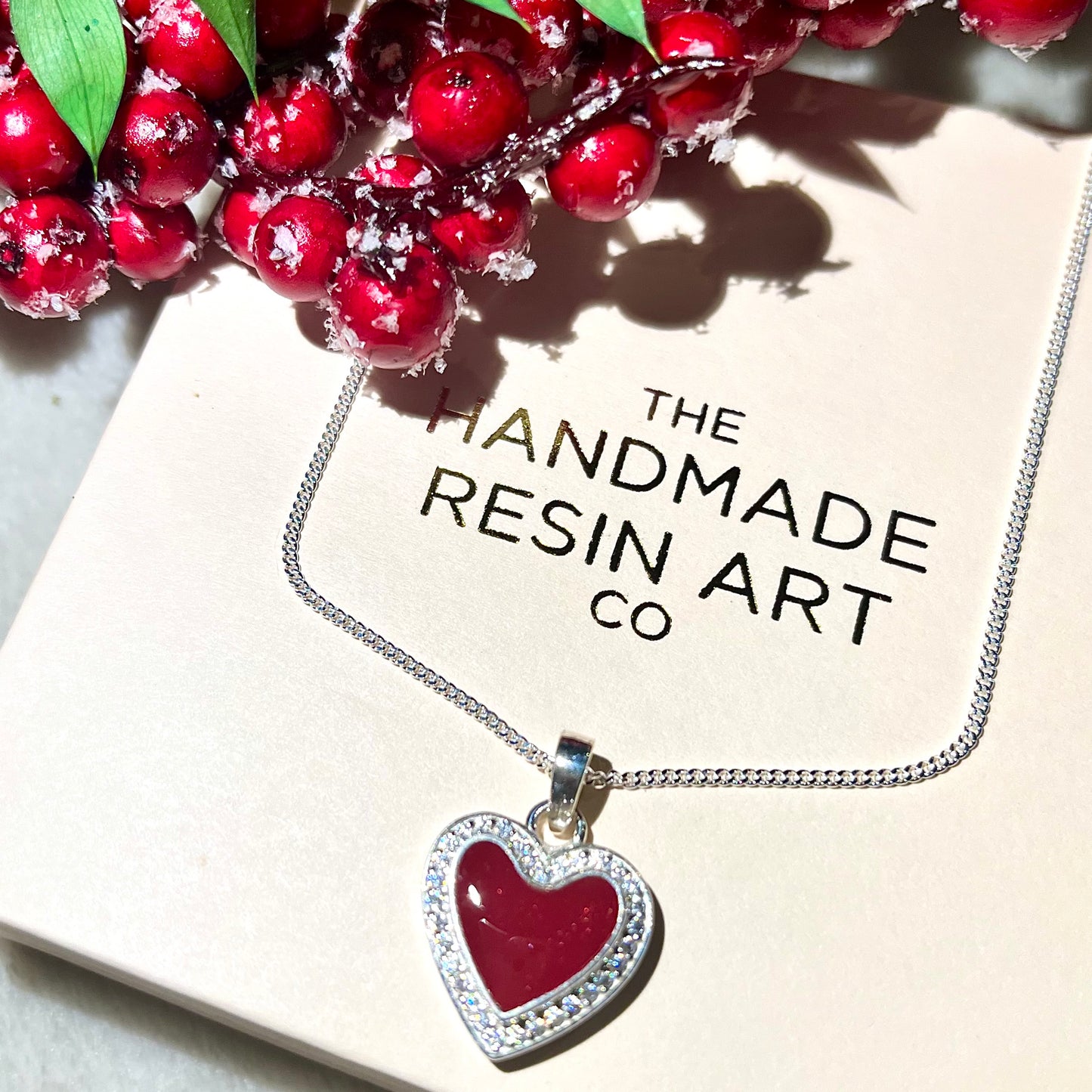 *MADE TO ORDER* Sterling silver heart necklace