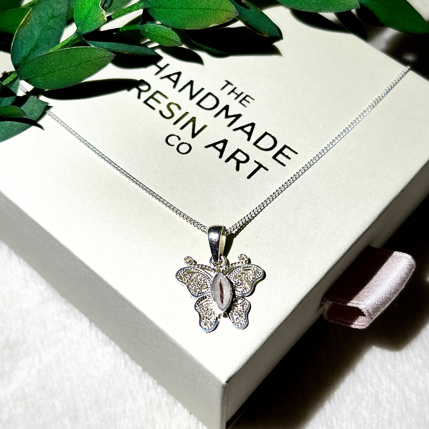 *MADE TO ORDER* Sterling silver dainty butterfly necklace