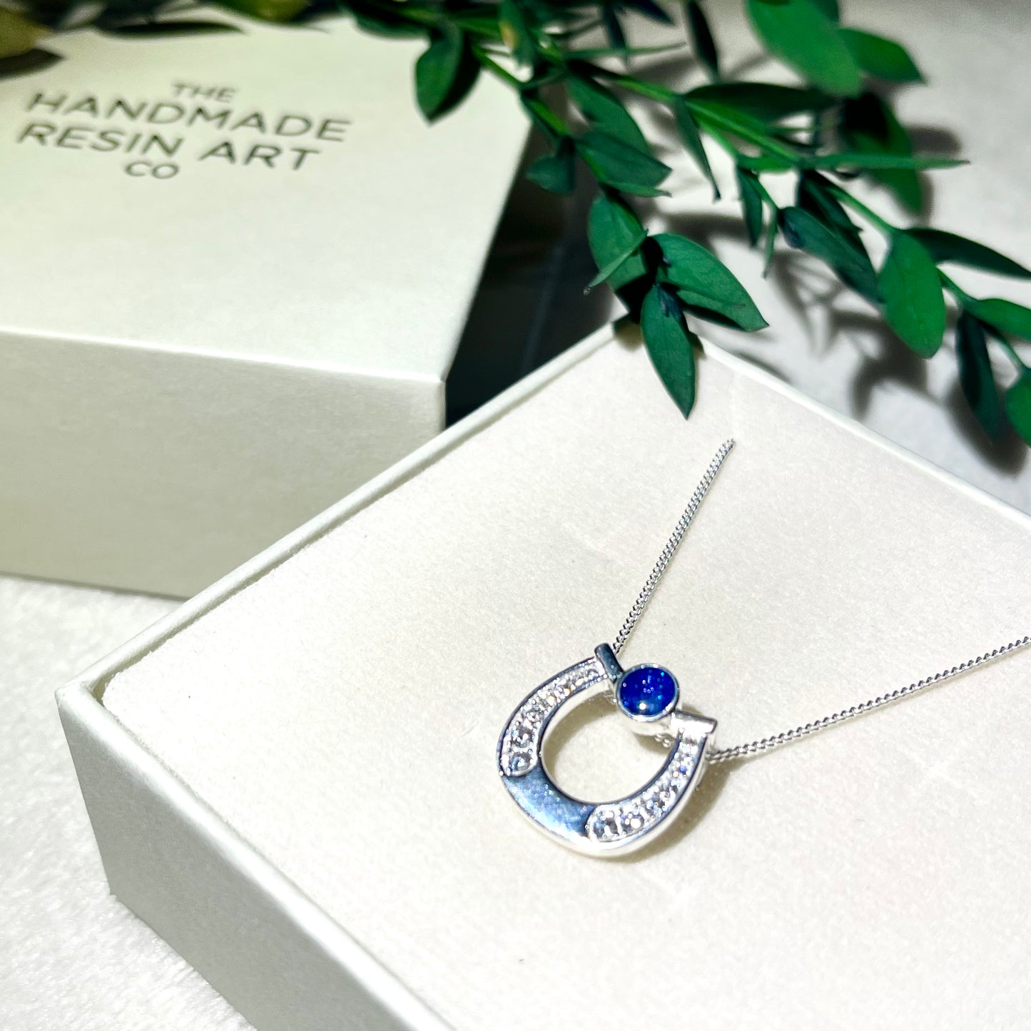 *MADE TO ORDER* Sterling silver horseshoe necklace