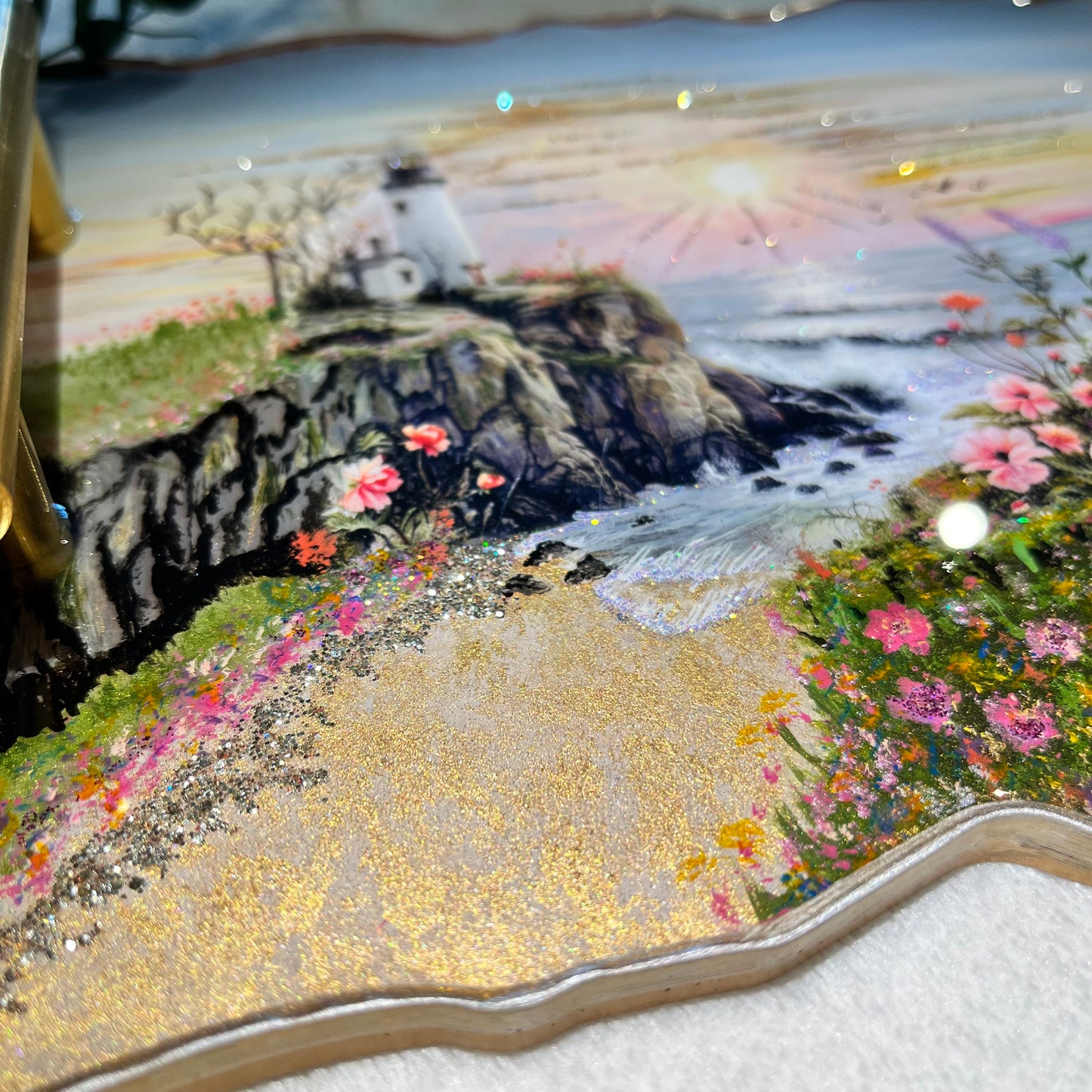 Hand painted decal blend tray